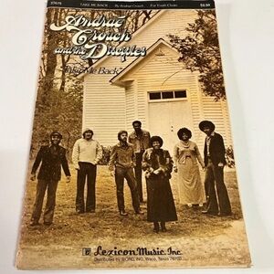 ANDRAE Crouch and the Disciples “Take Me Back” Sheet Music Boom 1975 Vintage